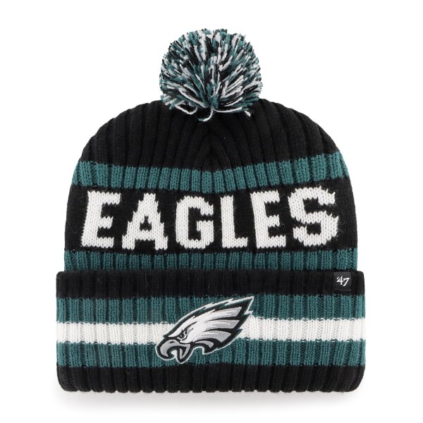 47 Brand NFL Beanie Bering 47 Cuff Knit Philadelphia Eagles Black