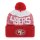 47 Brand NFL Beanie Bone Chill 47 Cuff Knit San Francisco 49ers Red