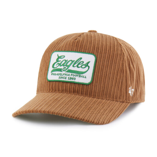 47 Brand NFL Cap Cord Patch 47 Hitch Rf Philadelphia Eagles Pinecone