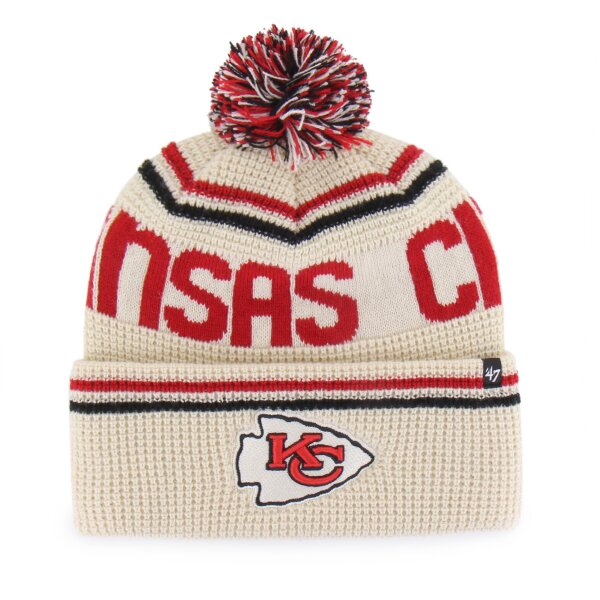 47 Brand NFL Beanie Quattrle 47 Cuff Knit Kansas City Chiefs Natural