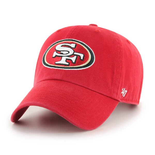 47 Brand Cap NFL 47 CLEAN UP San Francisco 49ers Red