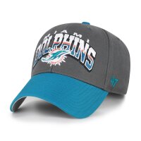 47 Brand NFL Cap Split Block 47 MVP Miami Dolphins Charcoal