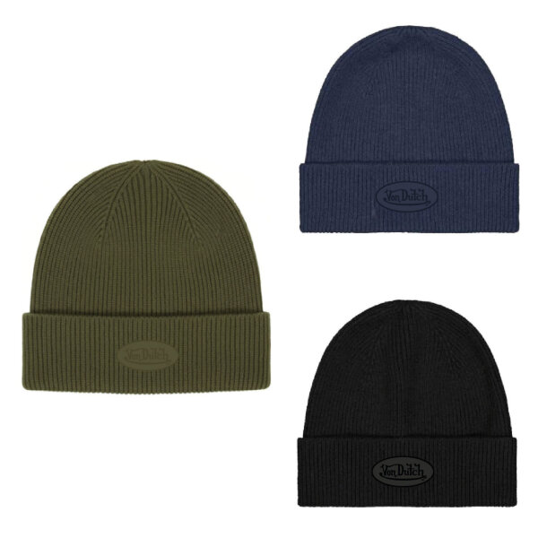 Von Dutch Originals Beanie RIB RUBBER PATCH