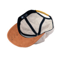 Bavarian Caps "Luchs" - Halfcurved Cap creme-meliert
