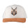 Bavarian Caps "Luchs" - Halfcurved Cap creme-meliert