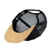 Bavarian Caps "Kreizweis" - (Maxifit Flat Cap) schwarzgrau