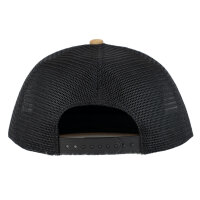 Bavarian Caps "Kreizweis" - (Maxifit Flat Cap) schwarzgrau