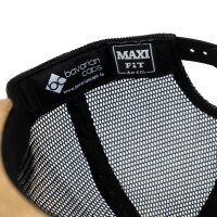 Bavarian Caps "Kreizweis" - (Maxifit Flat Cap) schwarzgrau