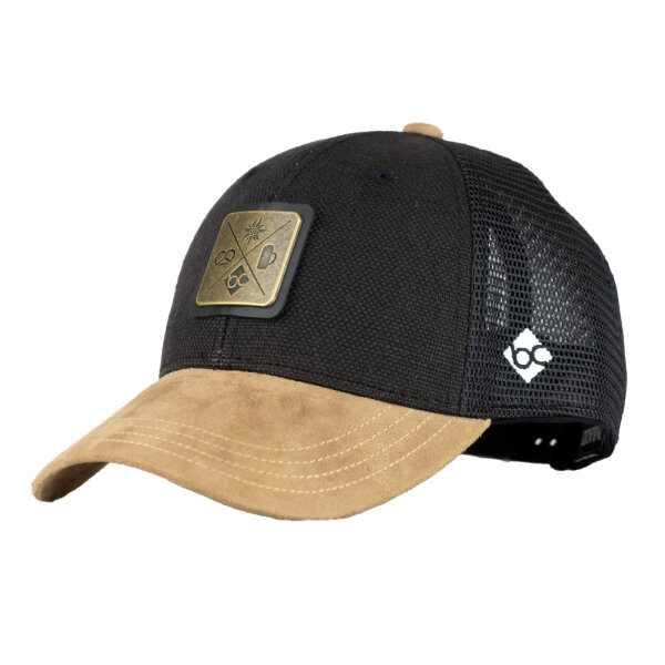 Bavarian Caps "Kreizweis" - (Maxifit Curved Cap) schwarzgrau