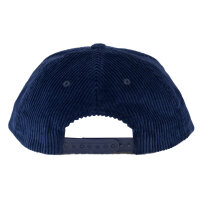 Bavarian Caps "Edelweiß Kord" - Halfcurved Cap dunkelblau