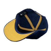 Bavarian Caps "Edelweiß Kord" - Halfcurved Cap dunkelblau