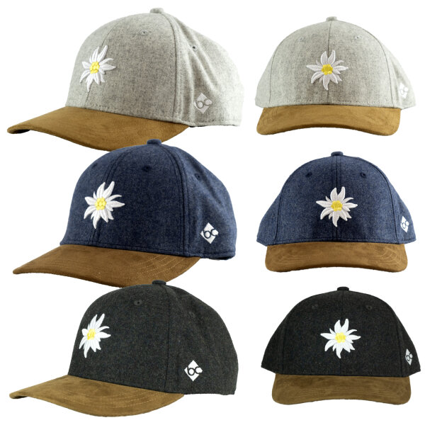 Bavarian Caps "Edelweiß Klassik" - Halfcurved Cap Unisize