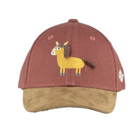 Bavarian Caps "Pferd" - Kleinkinder Cap rostrot