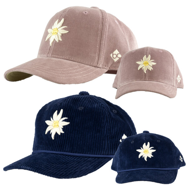 Bavarian Caps "Edelweiß Kord" - Kinder Cap Kids size