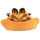 Bavarian Caps/HERONOX "Garfield: Polarfleece" - Kleinkinder Cap orange