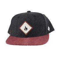 Bavarian Caps "Feuerwehr: Retroschlauch" - Snapback Cap dunkelgrau