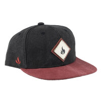 Bavarian Caps "Feuerwehr: Retroschlauch" - Snapback Cap dunkelgrau