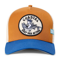 Coastal HFT Deep Sea Affair Trucker Cap Mid.Brown/Blue