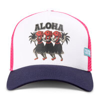 Coastal HFT Fishhead Aloha Trucker Cap White/Navy