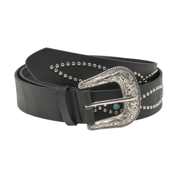 Urban Classics Synthetic Leather Western Rivet Belt
