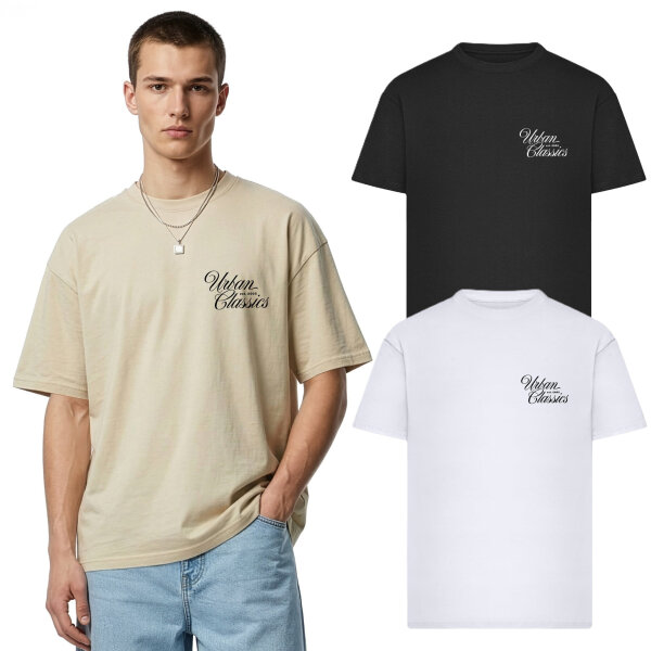 Urban Classics Urban Classics Flow Script Logo Loose Tee