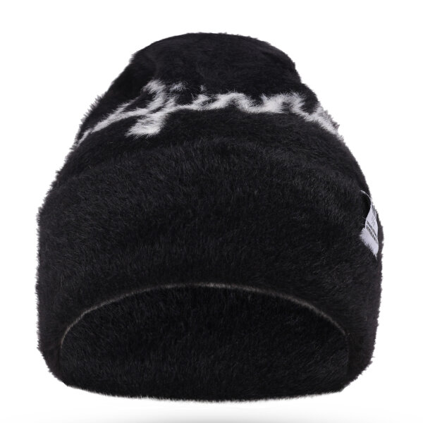 Djinns Hairy Beanie Tag Black