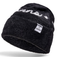 Djinns Hairy Beanie Tag Black