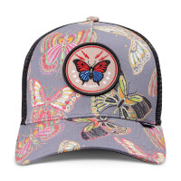 Djinns HFT Trucker Cap Butterfly Linen Black