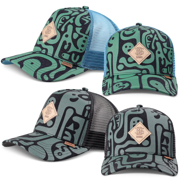 Djinns HFT Trucker Cap Denim Oracle