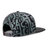 Djinns 6 Panel Snapback Cap Denim Oracle Black