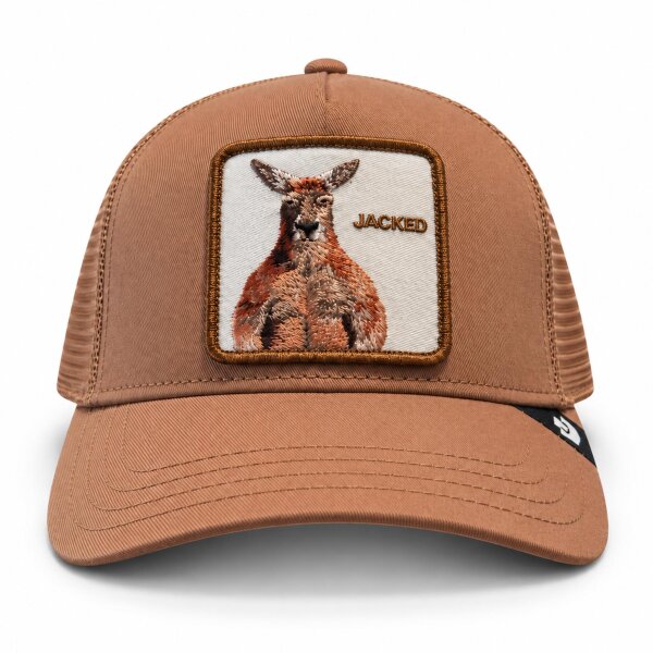 Goorin Bros. OG Trucker Cap Core Mesh Jacked Kangaroo Tan