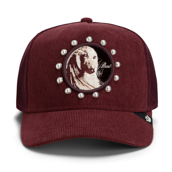 Goorin Bros. OG Trucker Cap Core Mesh Brat in Pearls Desire