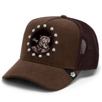 Goorin Bros. OG Trucker Cap Core Mesh Classy in Pearls Cocoa