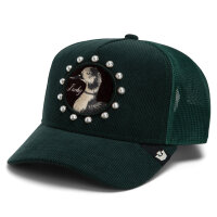 Goorin Bros. OG Trucker Cap Core Mesh Lucky in Pearls Guard
