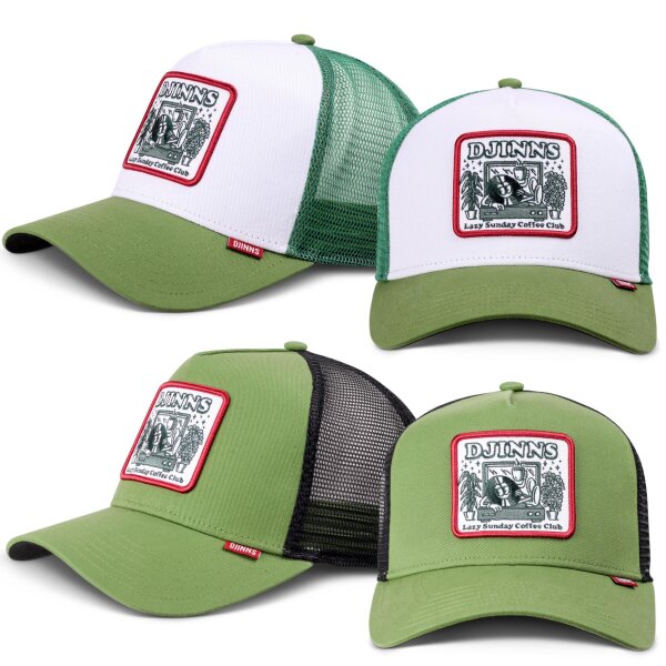 Djinns HFT Trucker Cap LSCC Record Coffee Patch