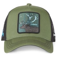 CAPSLAB Trucker Cap - X FANTASTIC BEASTS FOREST Olive/Black