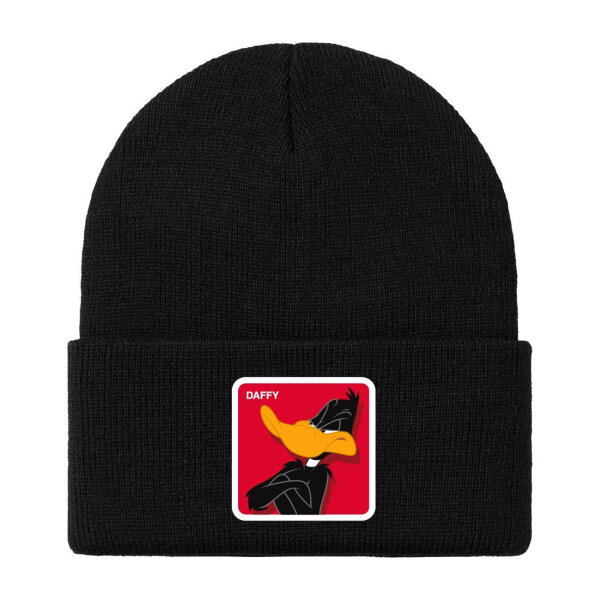 CAPSLAB Flap Beanie Patch - X LOONEY TUNES DAFFY Black