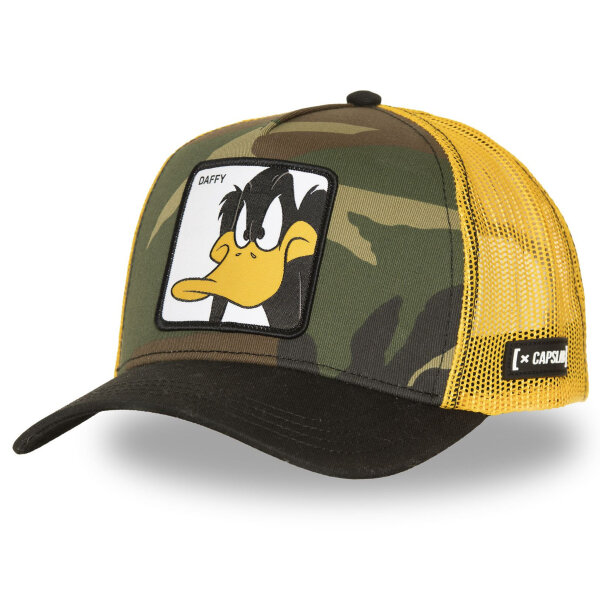 CAPSLAB Trucker Cap - X LOONEY TUNES DAFFY Camou