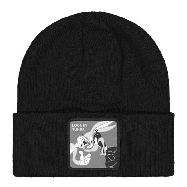CAPSLAB Flap Beanie Patch - X LOONEY TUNES BUGS DAFFY Black
