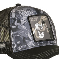 CAPSLAB Trucker Cap - X LOONEY TUNES DUO Black