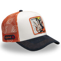 CAPSLAB Trucker Cap - X NARUTO UZUMAKI Navy/White/Orange