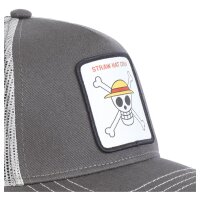 CAPSLAB Trucker Cap - X ONE PIECE Straw Hat Crew Grey/Silver
