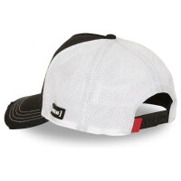 CAPSLAB Premium Trucker Cap - X ONE PIECE Black/White