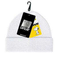CAPSLAB Flap Beanie - Patch X PEANUTS RECORDS Black