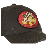 CAPSLAB Premium Baseball Used Cap - X SUPER MARIO BOWSER Dark Brown
