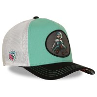 CAPSLAB Premium Trucker Cap - X SUPER MARIO KART LUIGI Mint/White