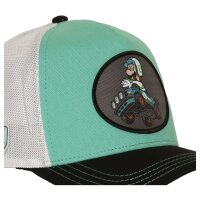 CAPSLAB Premium Trucker Cap - X SUPER MARIO KART LUIGI Mint/White
