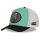 CAPSLAB Premium Trucker Cap - X SUPER MARIO KART LUIGI Mint/White