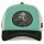 CAPSLAB Premium Trucker Cap - X SUPER MARIO KART LUIGI Mint/White