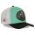 CAPSLAB Premium Trucker Cap - X SUPER MARIO KART LUIGI Mint/White